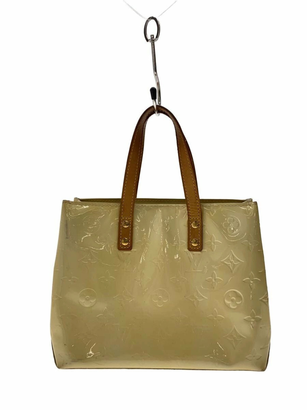 Louis Vuitton Vernis Reade bag glossy embossed patent leather Yellow